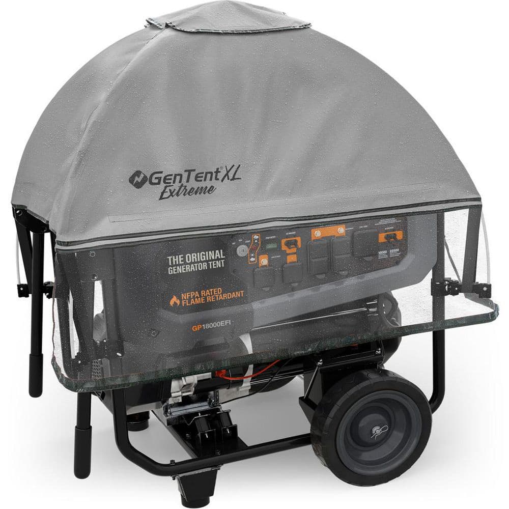 Larger Open Frame Generator Running Cover (XL Size, Extreme Edition, Grey) with Universal Steel Clamp Kit price history on PriceWatchPro