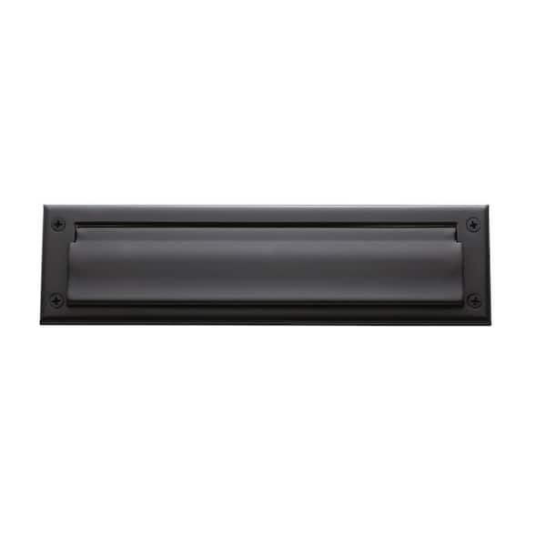 Baldwin Oil-Rubbed Bronze Magazine Size Hinged Letter Box Plate