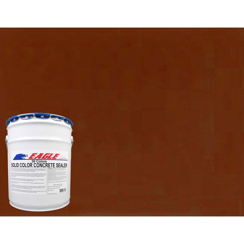5 gal. Tile Red Solid Color Solvent Based Concrete Sealer