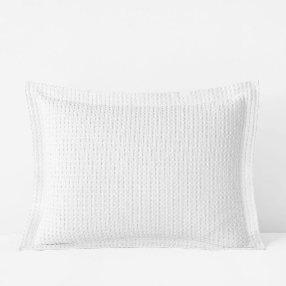 Company Cotton Waffle Collection White Cotton Standard Sham price history on PriceWatchPro