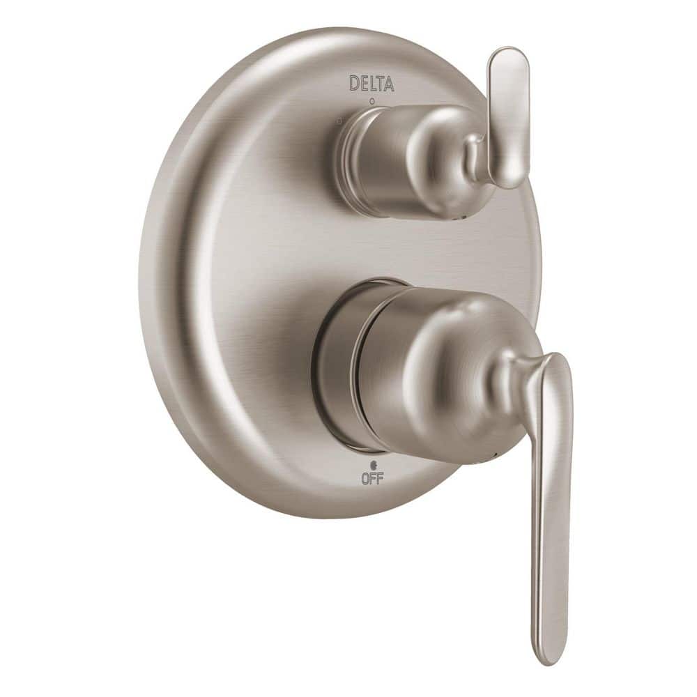 Bonacci 3-Setting Integrated Diverter 2-Handle Valve Trim Kit in Lumicoat Stainless (Valve Not Included) price history on PriceWatchPro