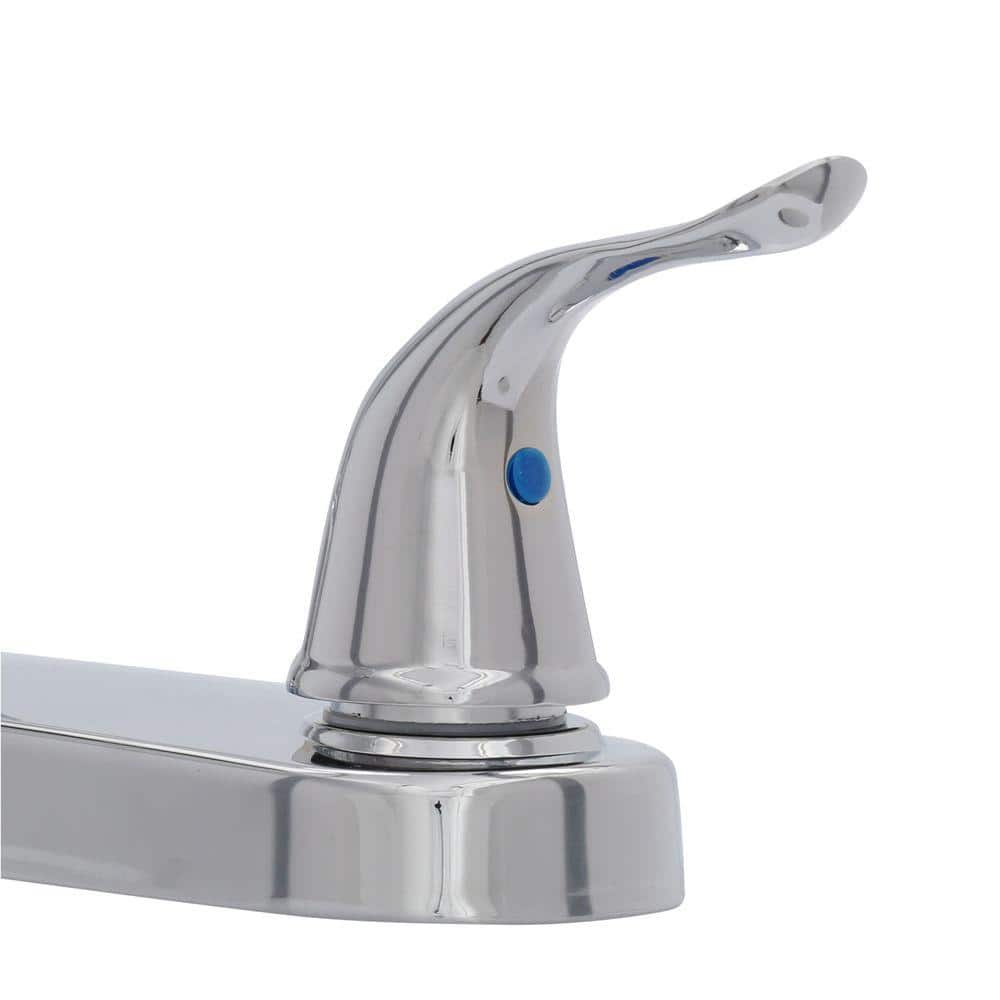 Impressions Chrome High Arc Kitchen Faucet with Pull-Out Spray