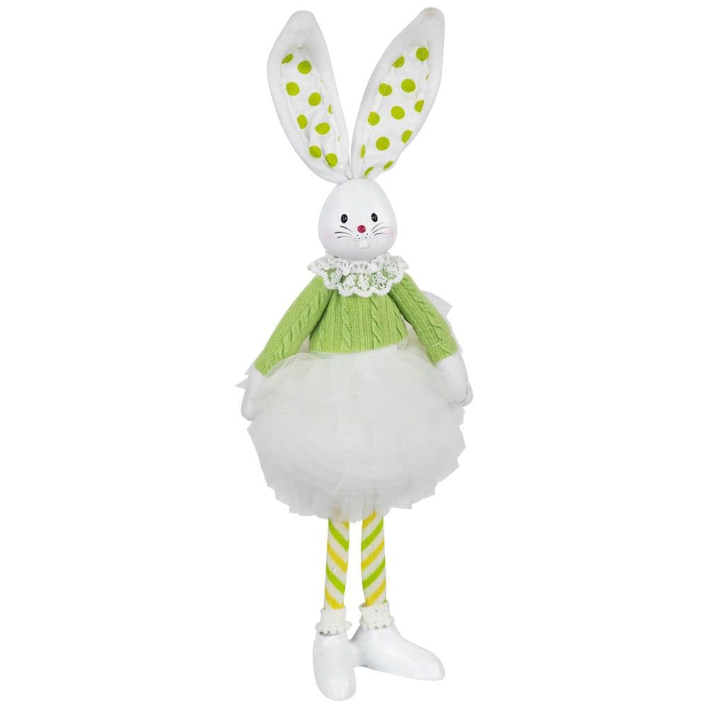 "Ballerina Bunny Standing Easter Figure-15""-Green and White" price history on PriceWatchPro