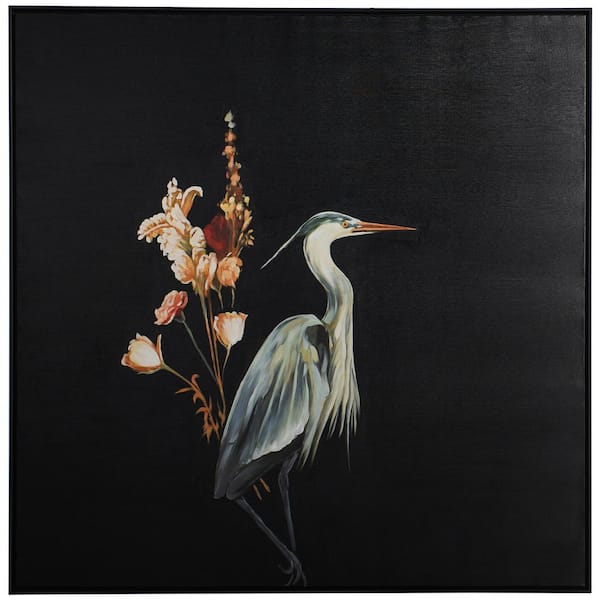 StyleCraft Black with Animal 1-Piece Framed Poster 50 in. x 50 in.