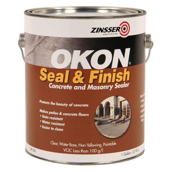 Rust-Oleum OKON 1 gal. Acrylic Multi-Surface Water Repellent Clear Sealer and Finish (4-Pack)