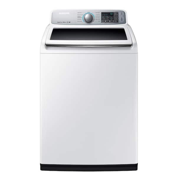 Samsung 5.0 cu. ft. High-Efficiency Top Load Washer in White, ENERGY STAR