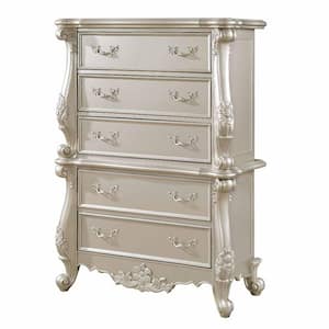 Bently Champagne Finish 5 20 in. Chest of Drawers