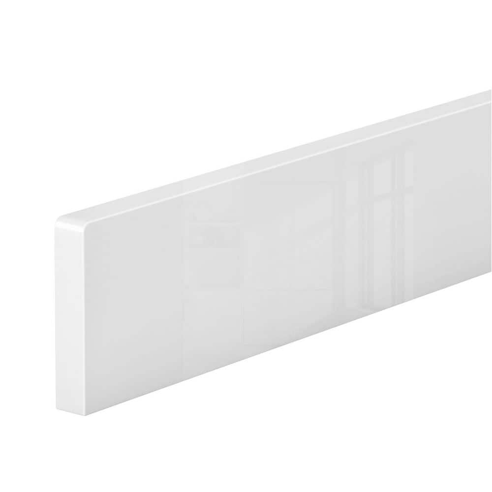 30 in. L x 4 in. H Engineered Stone Vanity Backsplash in Pure White price history on PriceWatchPro