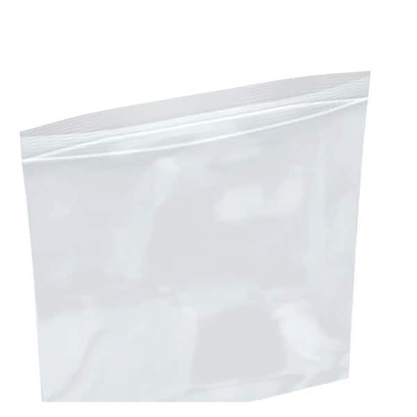 5 Gallon Zippered Plastic Bags for Storage 24 x 18 2mil Thick Clear Plastic Ideal for Clothes and Travel 10 Pack