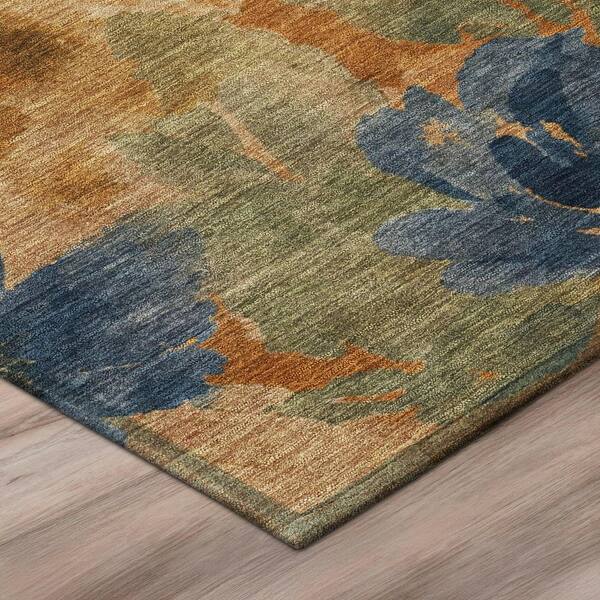 Chantille Machine Washable Indoor/Outdoor Abstract ACN3022 Paprika 2 ft. x 7 ft. Runner Rug