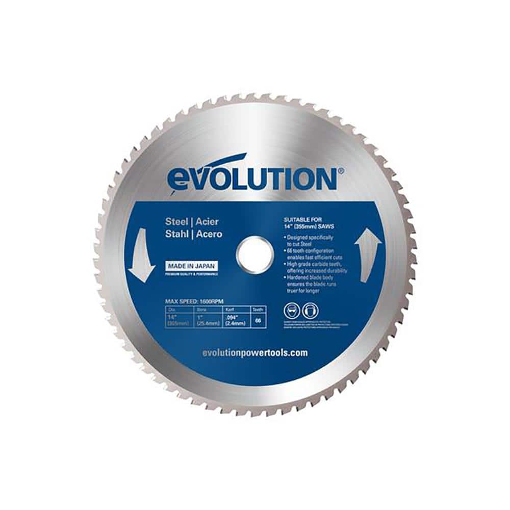 Evolution Power Tools 10 in. 52-Teeth Mild Steel Cutting Saw Blade  10BLADEST The Home Depot
