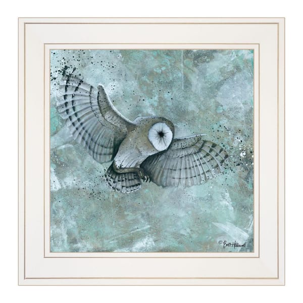 HomeRoots Simplicity Blue and Gray by Unknown 1 Piece Framed Graphic Print Animal Art Print 15 in. x 15 in. .