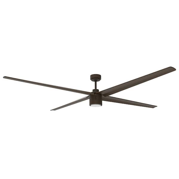 Maxx Air 84 in. Integrated LED Indoor Oil-Rubbed Bronze Ceiling Fan with Light and Remote Control