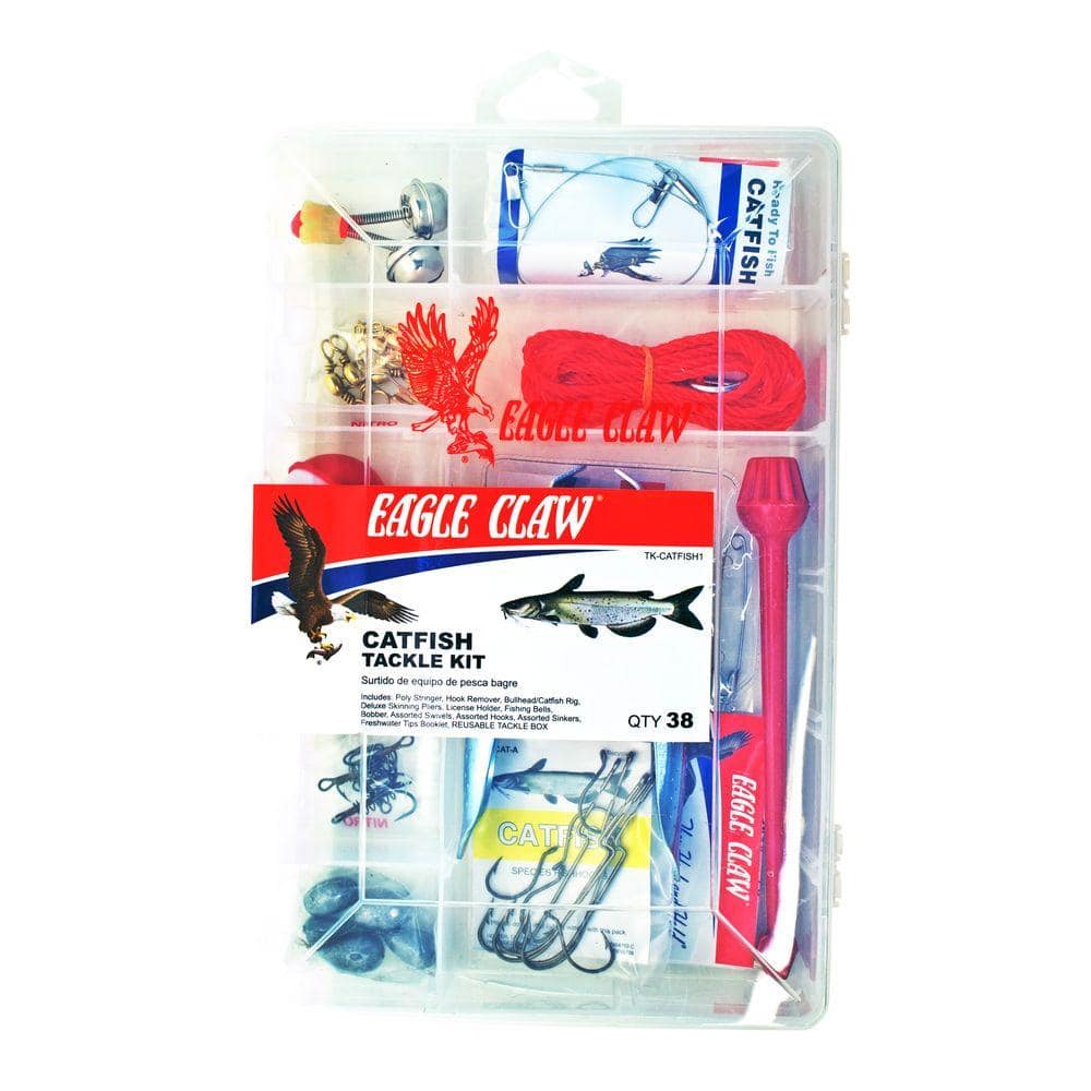 UPC 047708671088 - Eagle Claw Catfish Tackle Kit 38 Pieces of Assorted  Tackle