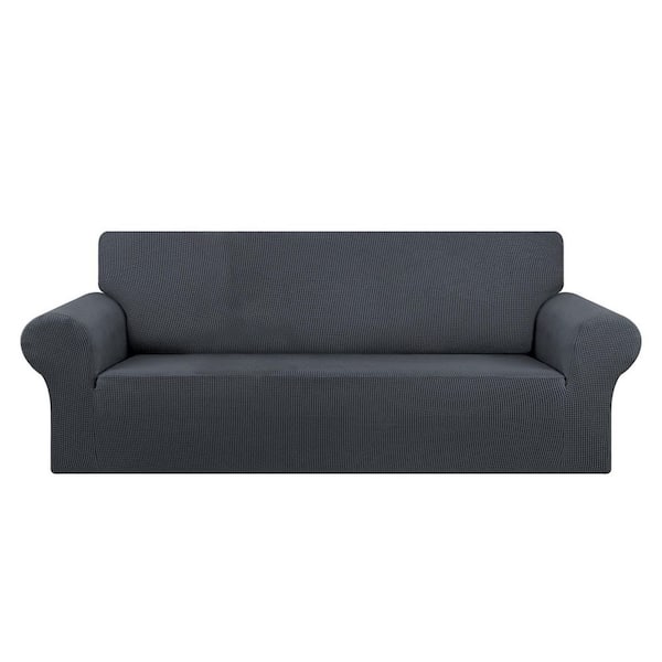Large Stretch Oversized Sofa Slipcover 1-Piece Couch Cover (94 in. -110 in.) Furniture Protector with Elastic Bottom