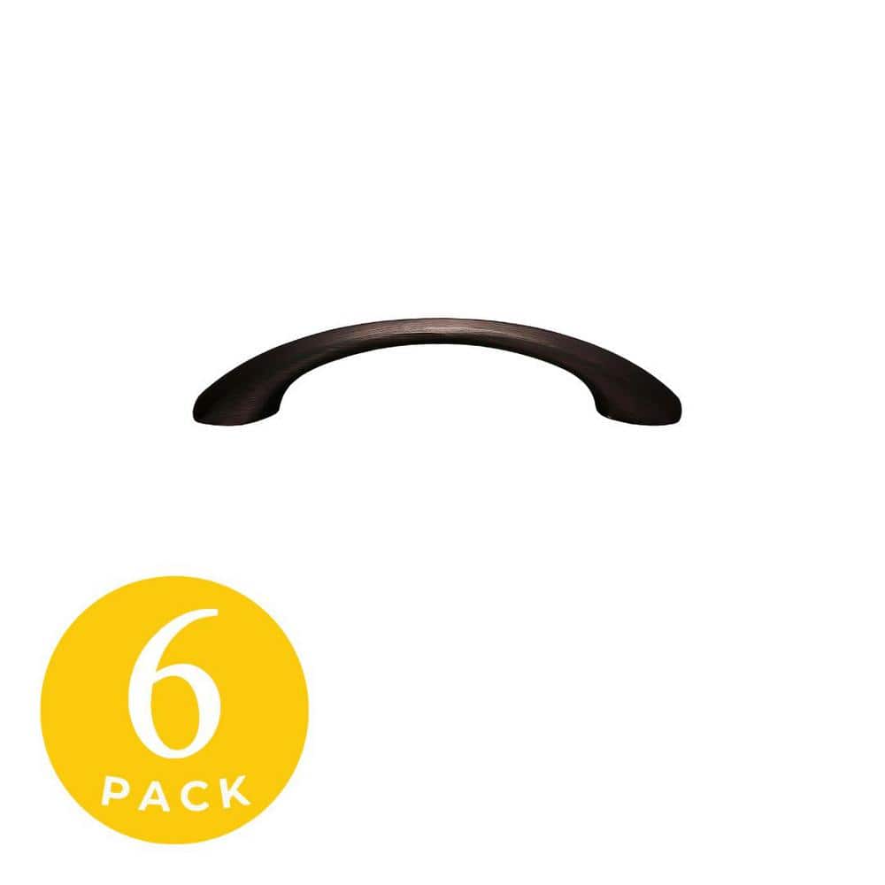 Bolt Series 3-3/4 in. Center-to-Center Modern Venetian Bronze Cabinet Handle/Pull (6-Pack) price history on PriceWatchPro