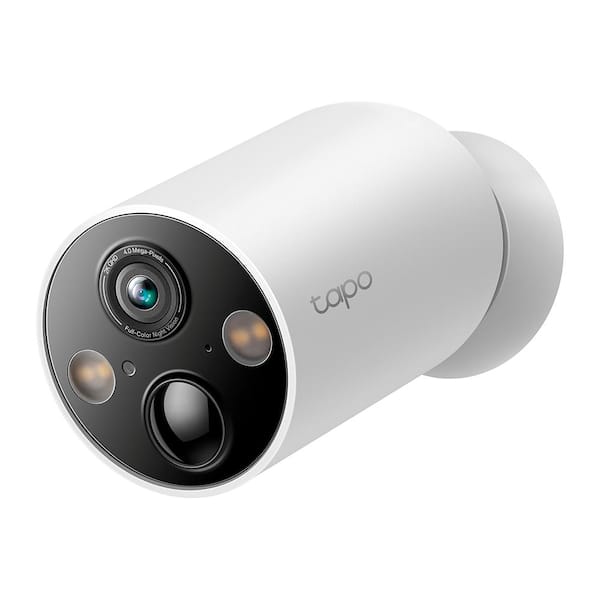 Tapo 2K Indoor/Outdoor Battery Operated Security Camera, AI Detection, Magnetic, Color Night Vision, 2-Way Talk, 3-Pack