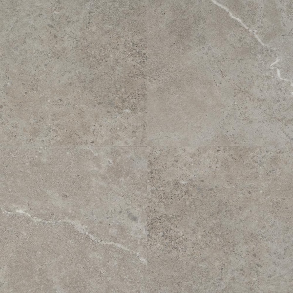 Cippia Sandstone Dark Beige 28MIL x 12 in. x 24 in. Click Lock Waterproof Luxury Vinyl Plank Flooring(23.45 sq.ft./Case)