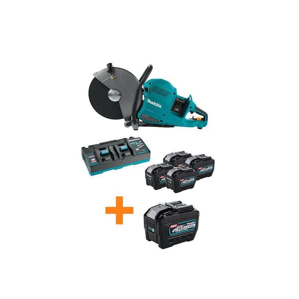 80V max (40V max X2) XGT Brushless 14 in. Power Cutter Kit with 4 Batteries (8.0Ah) with 40V max XGT 8.0Ah Battery