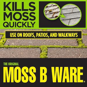 Moss-B-Ware 3 lbs. 3,000 sq. ft. Roof, Patio and Walkway Moss Killer Granules