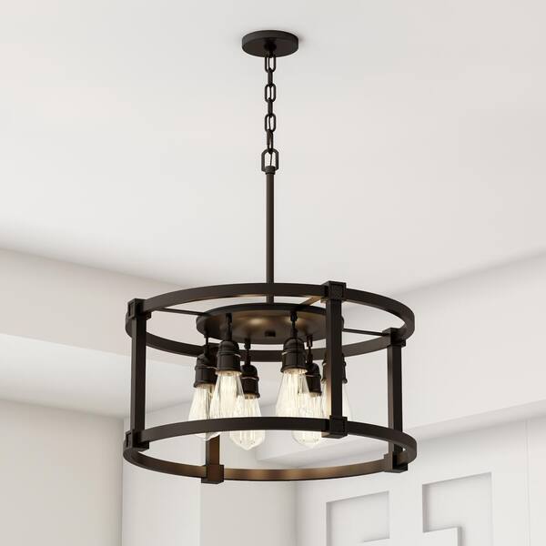 Home Decorators Collection Romaro Row 6-Light Aged Bronze