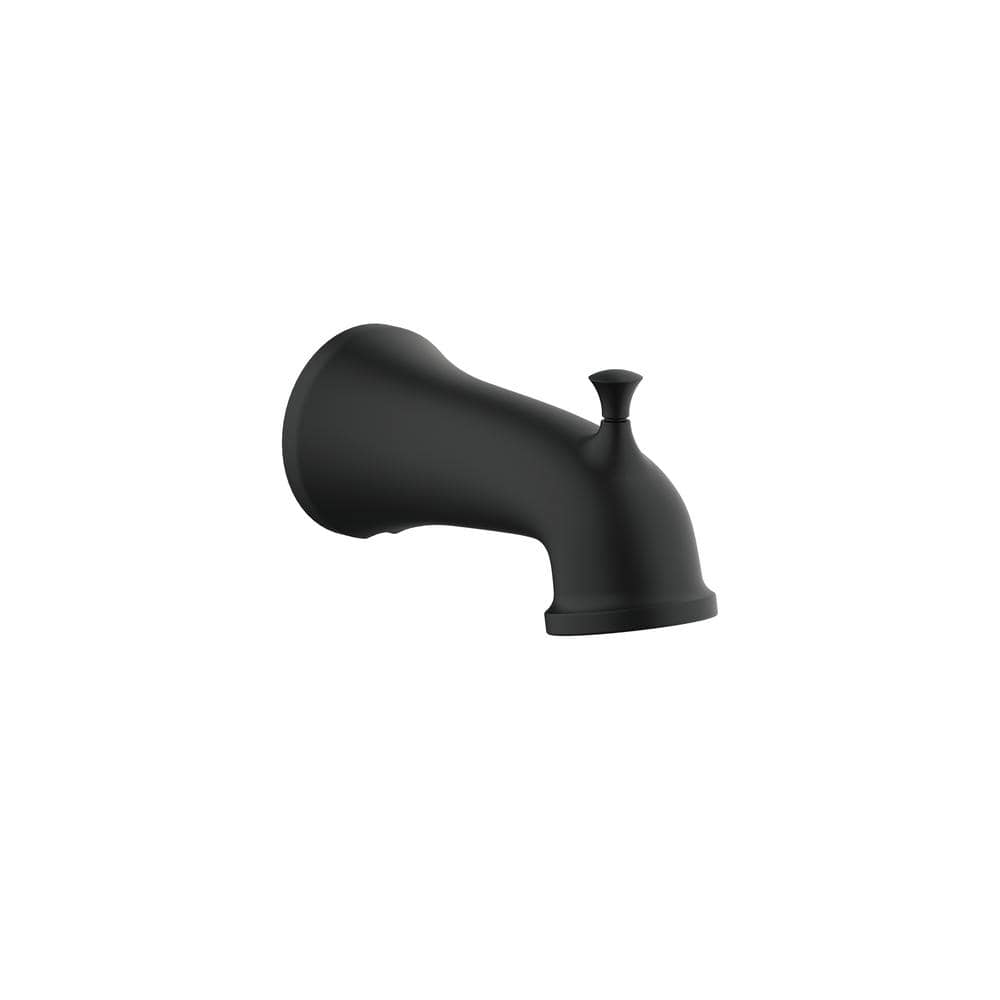 Gerber Northerly 6-5/16 in. Diverter Tub Spout in Satin Black