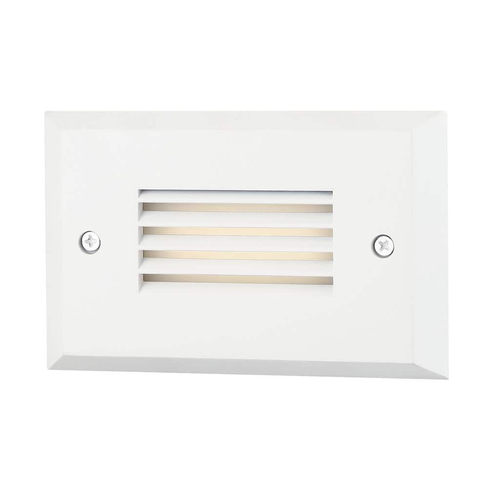 Eurofase Line-Voltage 2-Watt White Integrated LED Outdoor Stair Light