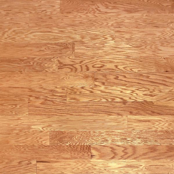 Heritage Mill Take Home Sample - Red Oak Natural Engineered Click Hardwood Flooring - 5 in. x 7 in.