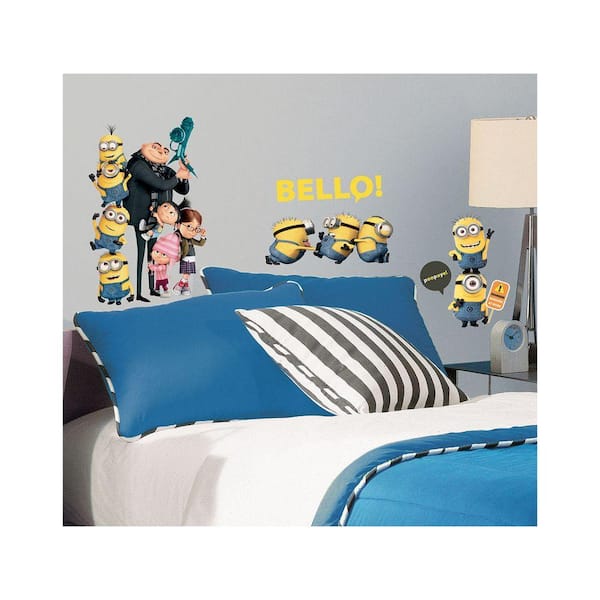 RoomMates Minions Despicable Me 2 Peel and Stick Wall Decals, RMK2080SCS