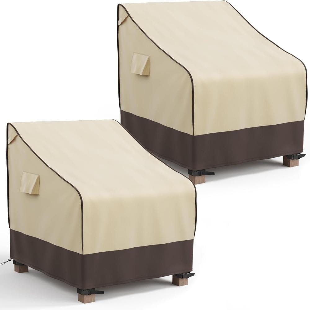 35" x 40" x 35" Outdoor Chair Covers, Heavy Duty patio furniture covers Waterproof ,Air Vents, Water Resistant(2-Pack)