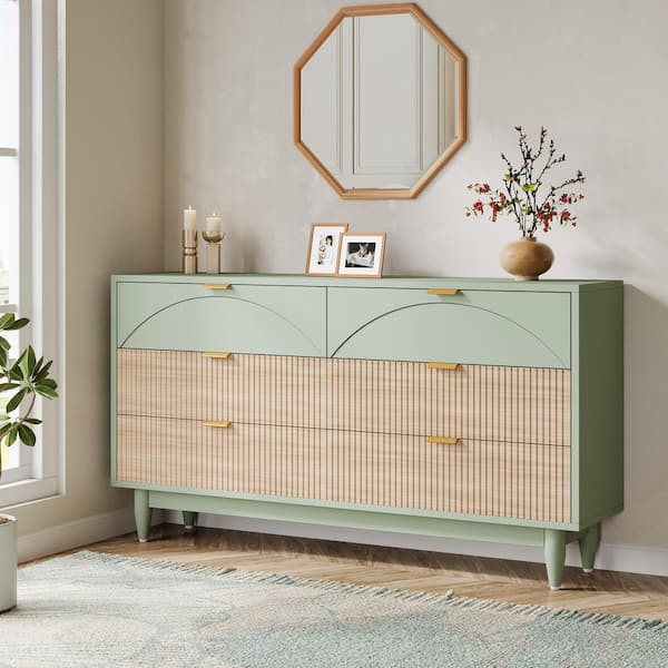 green emerald velvet dress Gideon Verde Shagreen Dresser