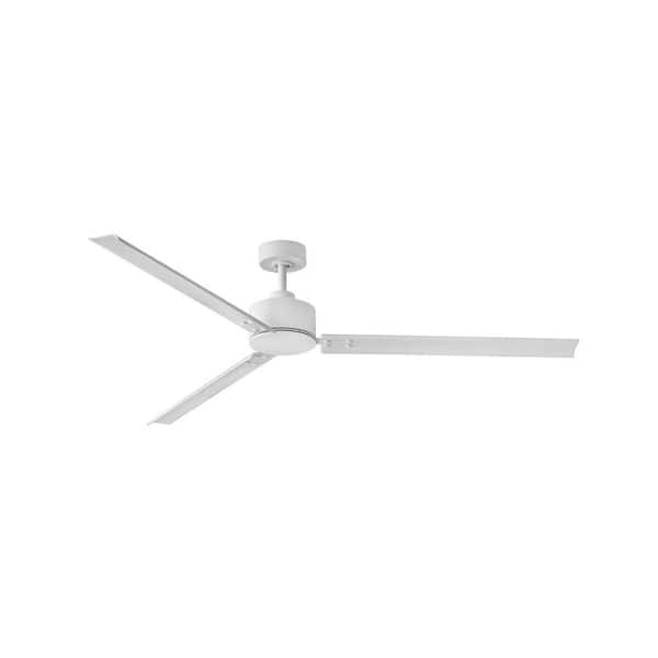 Hinkley Indy 72" 4-Speed Indoor/Outdoor Ceiling Fan, Matte White