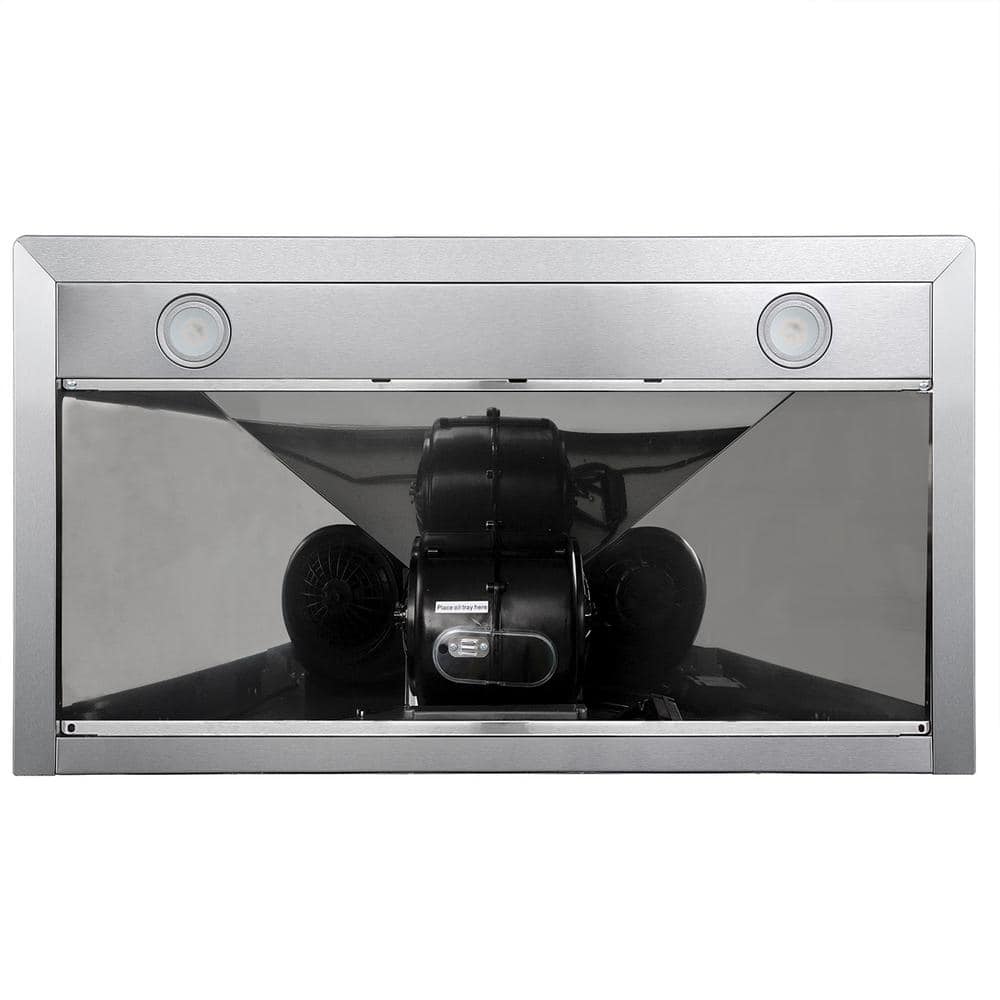 36-Inch Stainless Steel Convertible Wall Mount Range Hood