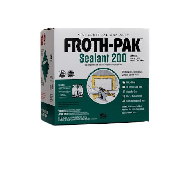 FROTH-PAK 200 Spray Foam Sealant Kit 656 oz.