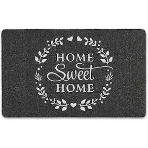 Home Sweet Home 18 in. x 30 in. Outdoor Rubber Door Mat