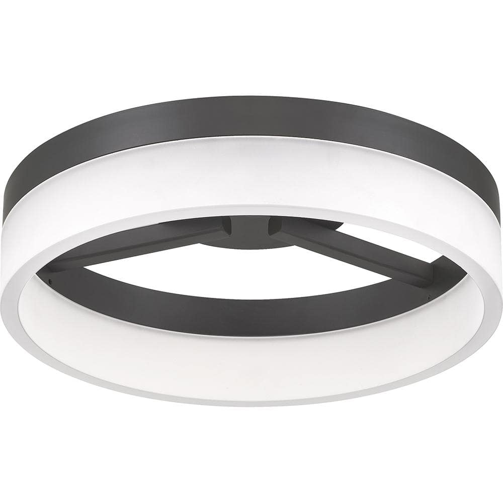 Cohen Halo LED Flush Mount in Oil-Rubbed Bronze with Acrylic Shade