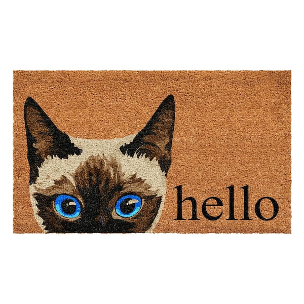 Calloway Mills Siamese Cat Doormat 17" x 29"