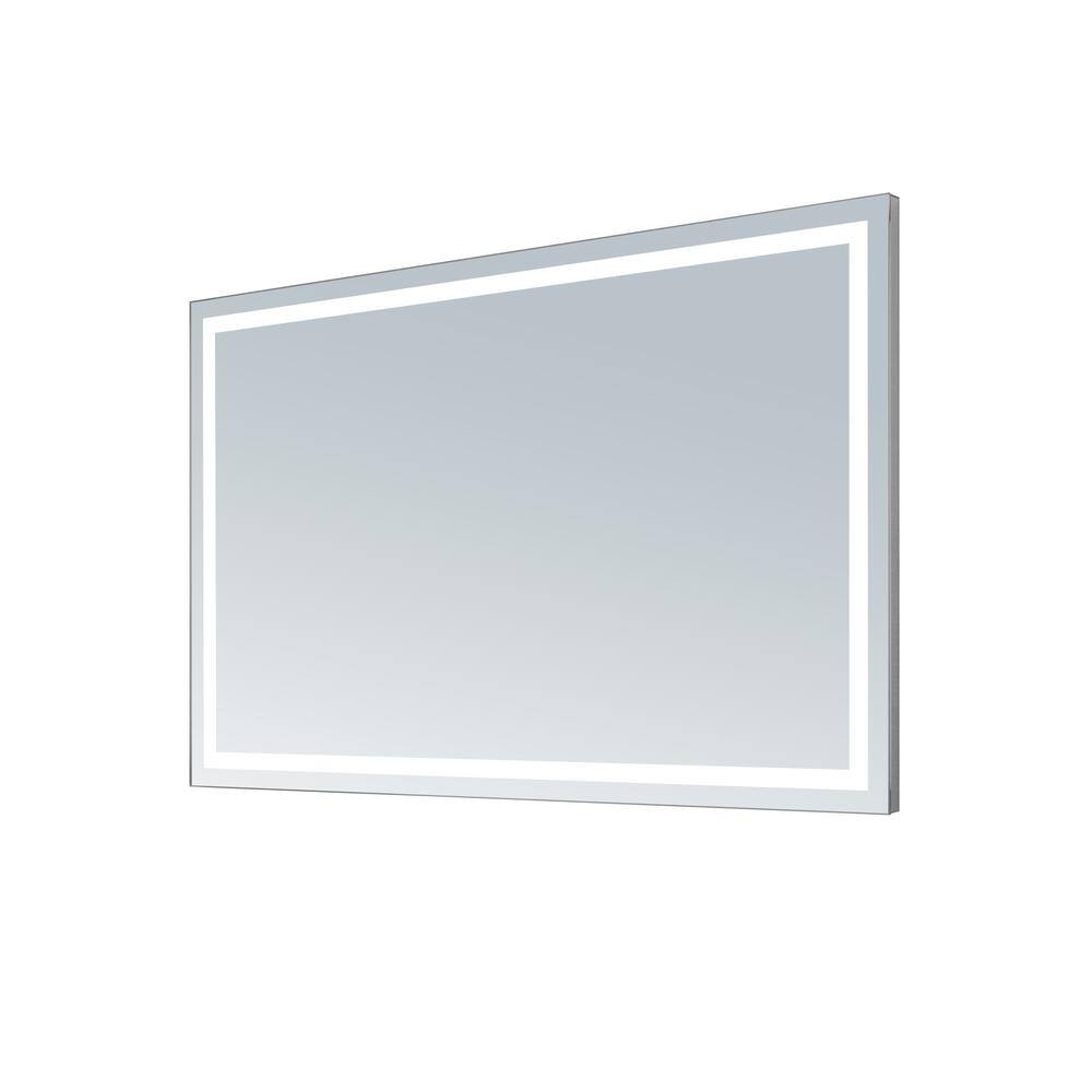 Terra 56" Frameless LED Lighted Bathroom Vanity Mirror