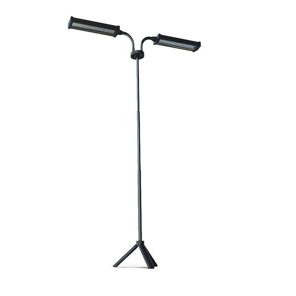 CIPACHO 28 in. 12-Watt Equivalent Black Indoor Equivalent LED Plant Grow Light, Neutral White
