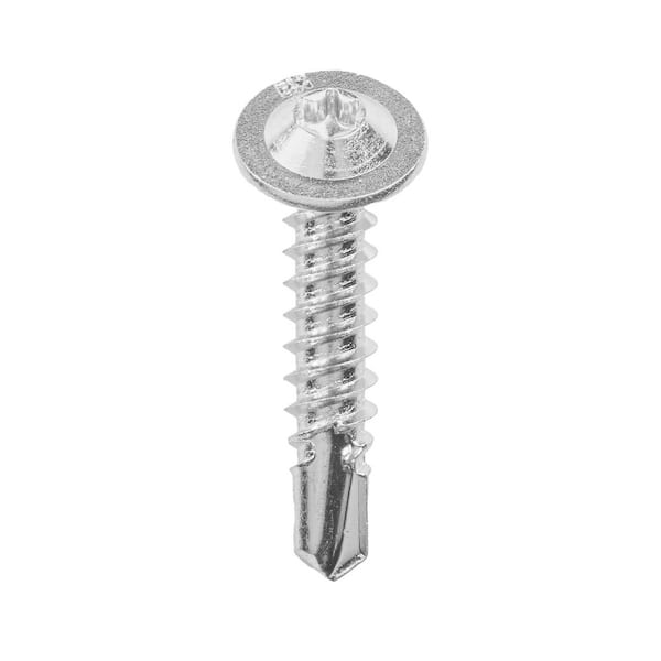 Teks #10 x 1 in. Star Drive Round Head Self Tapping Drill Point