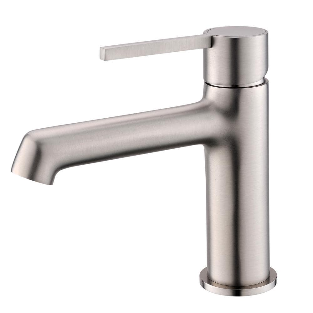 Modern Single Handle Bathroom Faucet, Single Hole Bathroom Sink Faucet in B