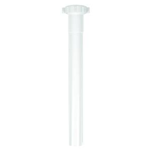 1-1/4 in. x 12 in. White Plastic Slip-Joint Sink Drain Tailpiece Extension Tube