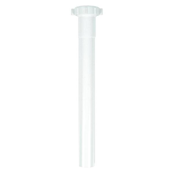 OATEY 1-1/4 in. x 12 in. White Plastic Slip-Joint Sink Drain Extension Tube