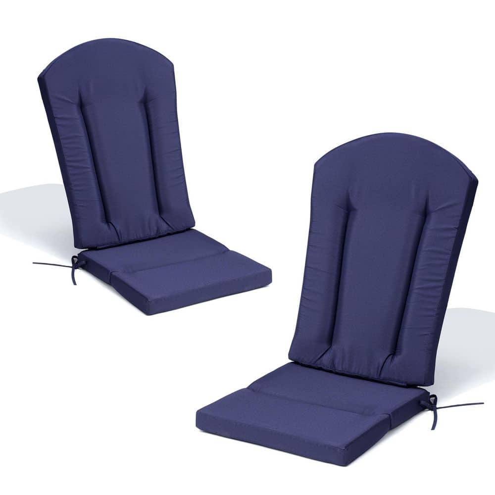 21.65 in. x 49.61 in. 2-Piece Replacement Outdoor Adirondack Chairs Cushion in Navy price history on PriceWatchPro