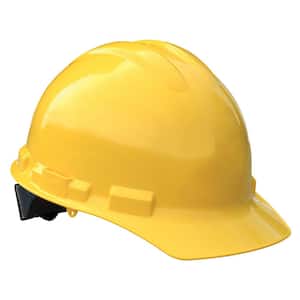 4 PC LOT YELLOW CONSTRUCTION SAFETY HARD HATS NEW!!! 