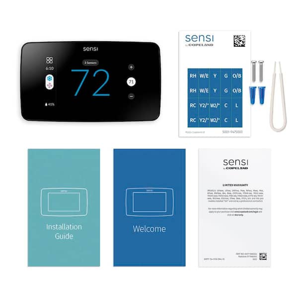 Copeland Sensi Touch 2 Smart Thermostat, Wi-Fi 7-Day Programmable