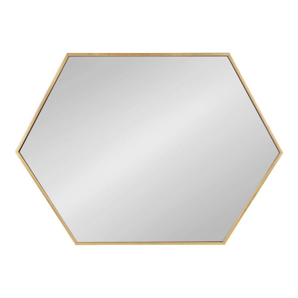 Gold Hexagon Full Length Vanity Mirror