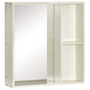 24.75 in. W x 25.5 in. H Rectangular White Surface Mount Medicine Cabinet without Mirror