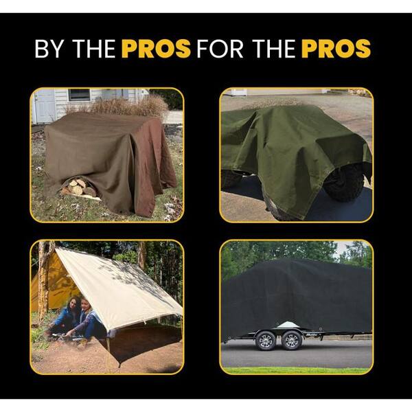Amazon.com: TONGQU Waterproof Tarpaulins, 160g/m² Heavy Duty