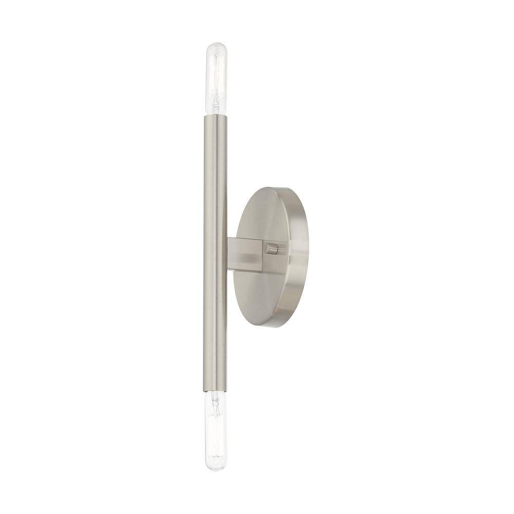 Copenhagen Brushed Nickel Industrial Wall Sconce